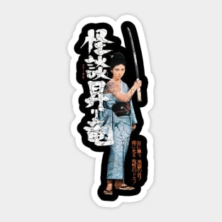 Samurai Girl Kung Fu Sticker